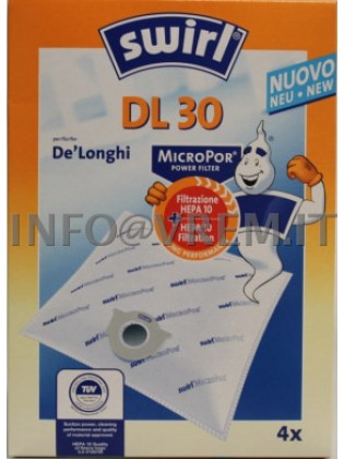 De Longhi - Confezione 4 Sacchi Micropor Dl 30 