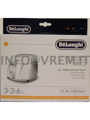 De Longhi - Confezione Filtri Friggitrice F8-12 