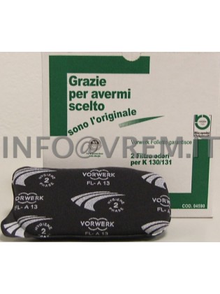 Folletto - Confezione Due Filtri Odori Vk130/1