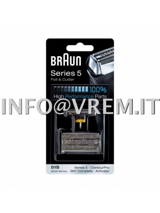 Braun - Lamina & Blocco Coltelli Serie 5 51S