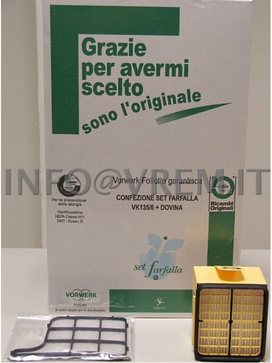 Folletto - Confezione Set Farfalla Per Vk135/6