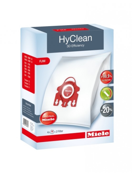 Miele - Sacchetti Aspirapolvere FJM Hyclean 3D