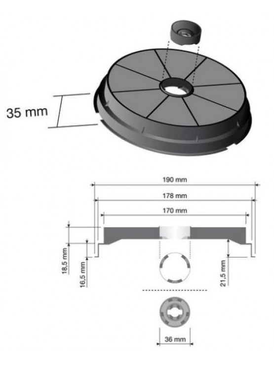 Filtro A Carbone Per Cappe Aspiranti Best