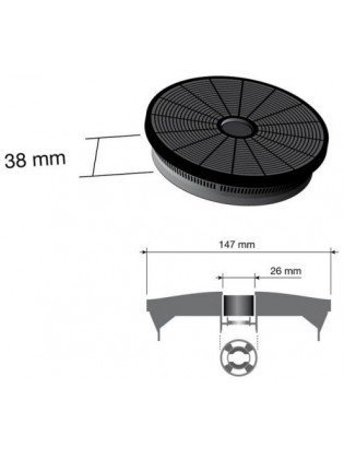 Filtro A Carbone Cappe Aspiranti tecnowind