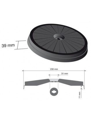 Filtro A Carbone Cappe Aspiranti Elica