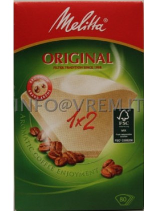 Confezione 80 Filtri Drip 1X2  Aromapor