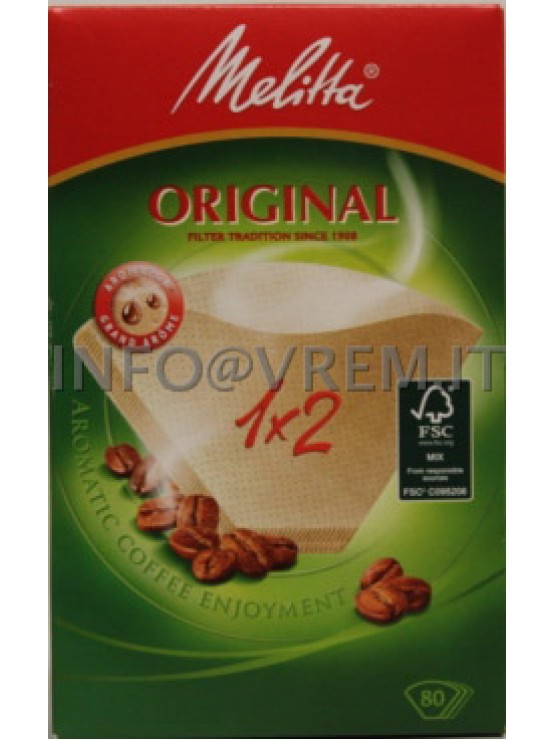 Confezione 80 Filtri Drip 1X2  Aromapor