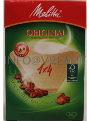 Confezione 80 Filtri Drip 1X4 Aromapor