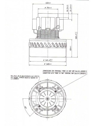 Motore Universal Alfatec pacco 30 D.148