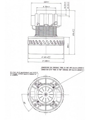 Motore Universal Alfatec pacco 38 D.148